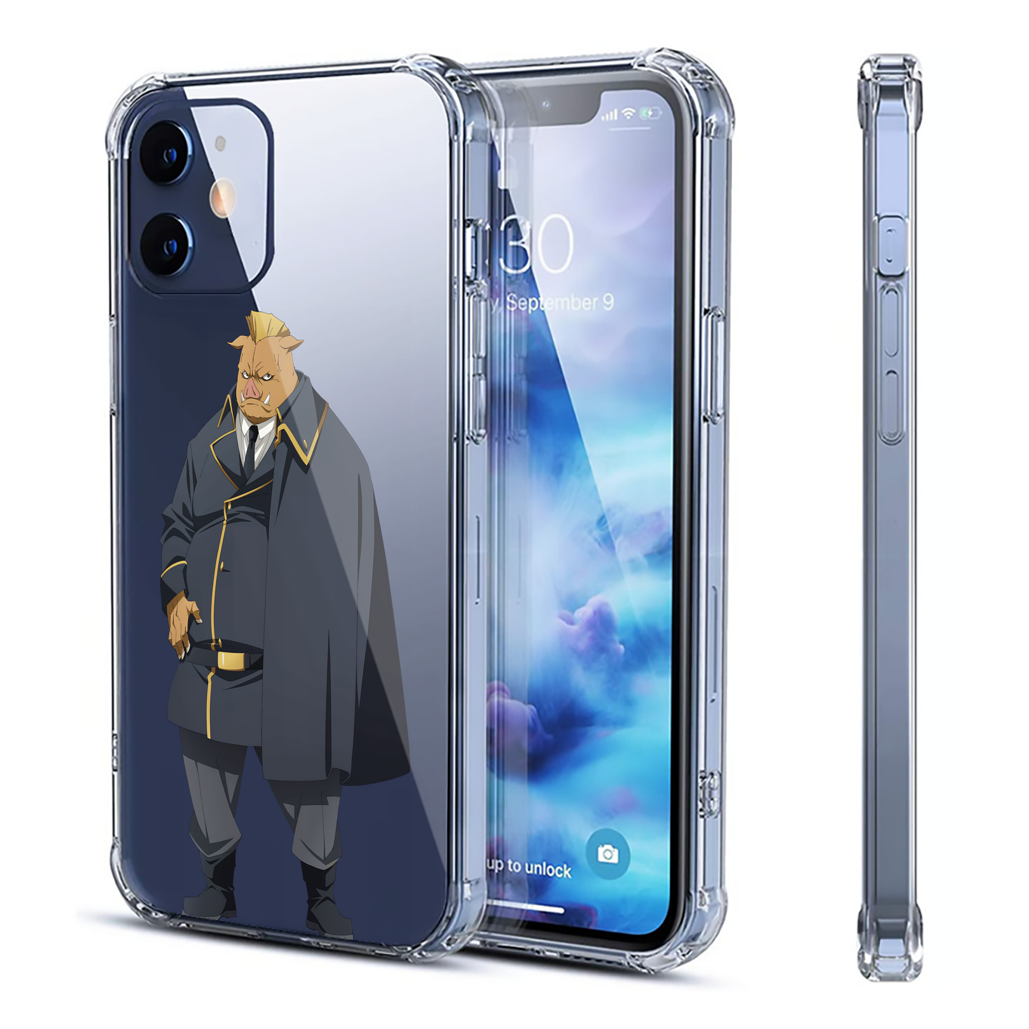 （画像用） 転スラ Regarding Reincarnated to Slime 【iPhone 12シリーズ対応】透明スマホケース（クリアソフトケース）